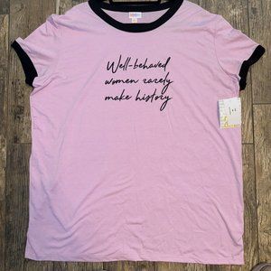 Lularoe liv 3 xl Pink And Black Trim